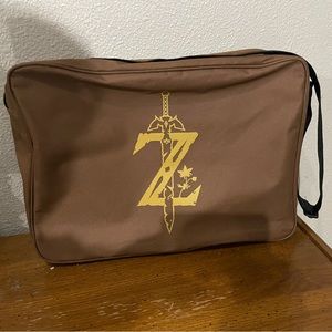 Zelda brown messenger bag
